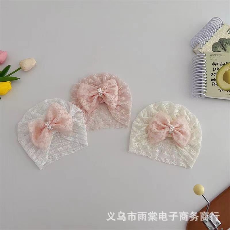 婴儿帽子可爱春夏季宝宝
