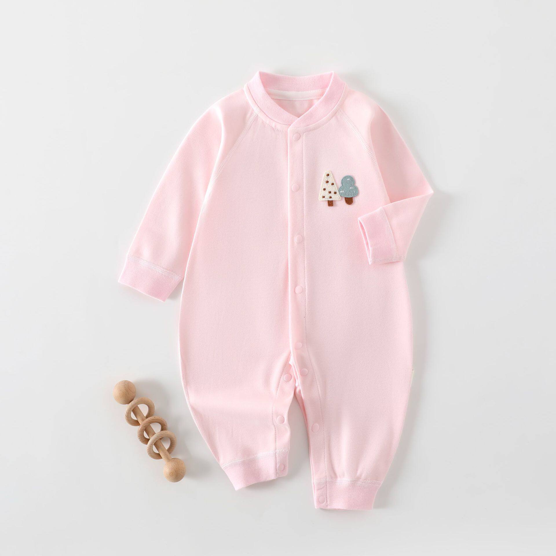 春秋婴儿衣服a类棉秋冬