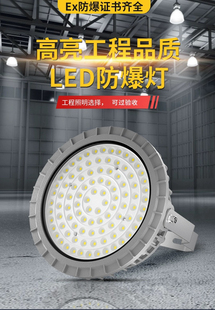 led防爆灯工矿灯仓房厂房车间化工厂顶棚灯隧道煤矿防水照明灯罩