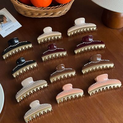 法式复古旺多姆镶钻发夹高品质