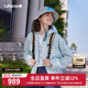 LAFUMA乐飞叶户外通勤时尚 印花女防泼水轻量休闲夹克连帽风衣外套