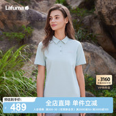LAFUMA乐飞叶户外吸湿速干POLO衫 T恤 男女运动干爽百搭翻领短袖