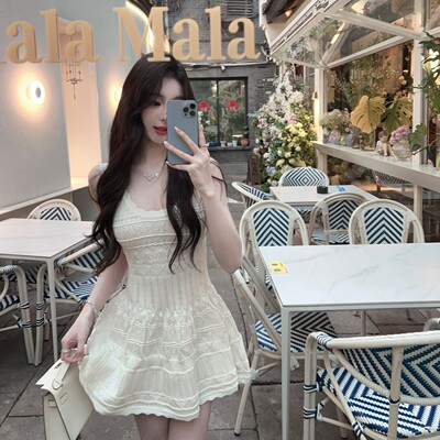 FairyJng夏季新款白色无
