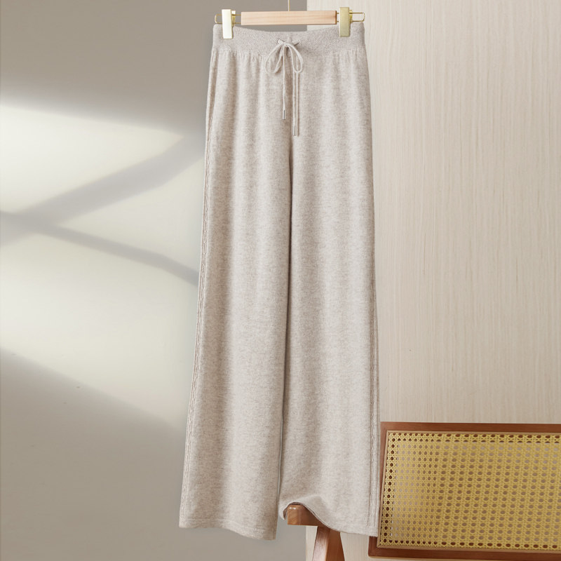22 Autumn new pattern Pure wool Wide leg pants Paige Drape Casual pants Show thin trousers Easy Straight pantsin the Women's clothing/Boutique , Pants , Casual pants  category - from Buy2taobao.com to provide professional Taobao agent buy service