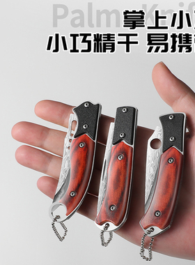 多功能折叠刀水果刀家用便携随身小刀锋利高硬度户外防身迷你小刀