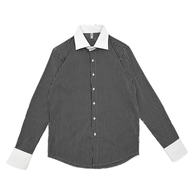 衬衫长袖假两件弘号衬衣