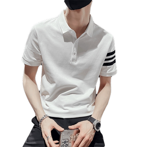 短袖男ins潮牌半袖POLO衫夏季男装T恤潮流痞帅衣服2024新款半截袖
