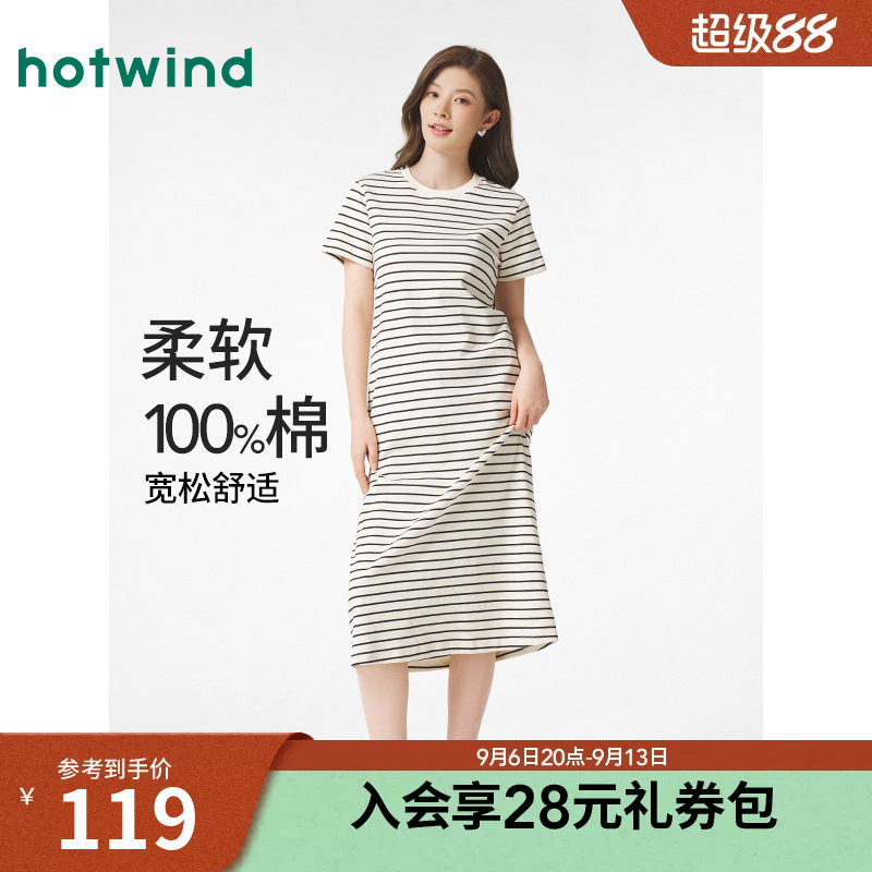 新款女士中长款针织连衣裙图片