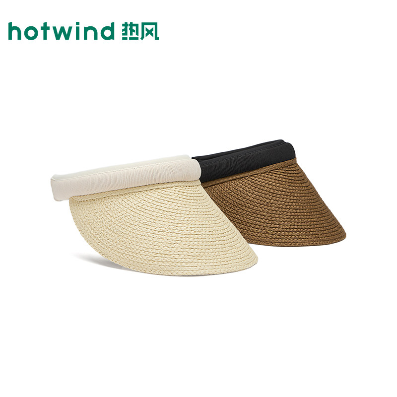 热风2026年夏季新款女士经典空顶帽
