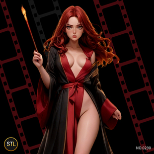 火之焱魔法师Cassandra卡桑德拉·雷恩3D打印模型双体版有分件stl