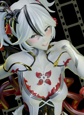 椿Camellya Wuthering Waves 鸣3D打印模型角色人物有分件stl