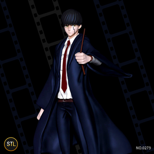 马修MASH BURNEDEAD物理魔法3D打印模型摆件带底座雕像STL有分件