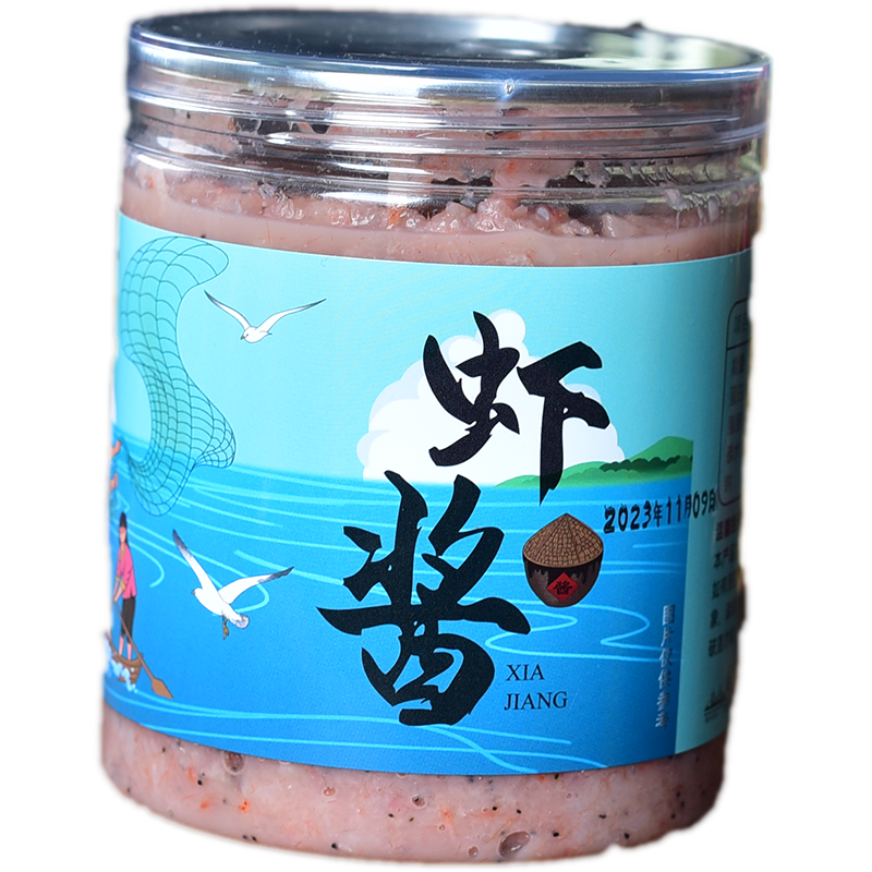 美丽海鲜小铺 正宗蜢虾酱500克/罐 蘸酱即食烹饪均可