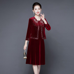 音妮卡套装金丝绒高贵