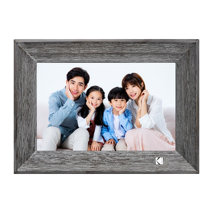 KODAK柯达10英寸电子云相册高清图片视频播放器远程传照片实木数码相框大尺寸显示屏横竖摆台定制父母亲礼物