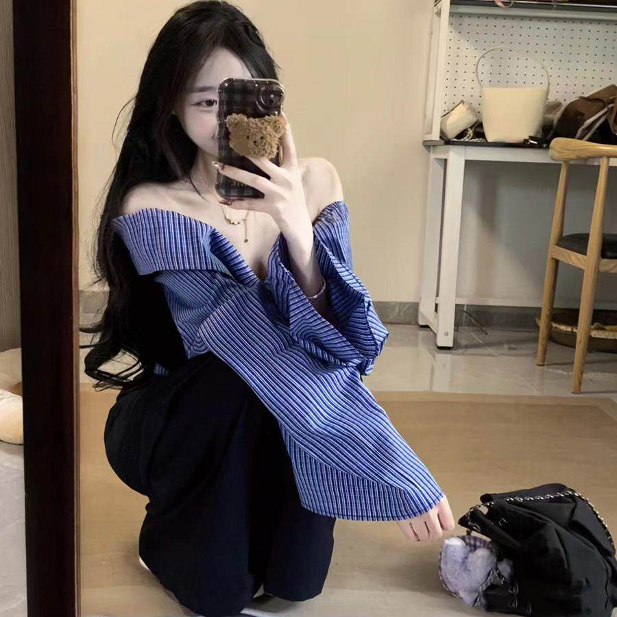 早秋穿搭一整套性感辣妹纯欲风高级感港味复古chic上衣裤子套装女