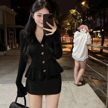 秋装搭配一整套盐系轻熟高级感御姐气质小香风上衣裙子两件套装女