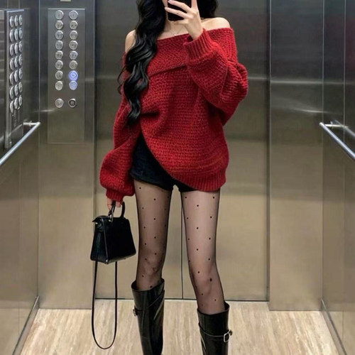 毛衣短裤两件套装女春季