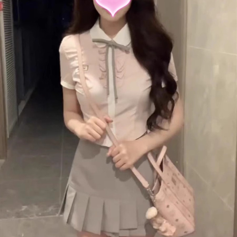 纯欲韩系学院风JK制服衬衫图片