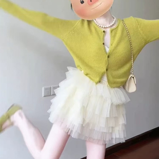 初春穿搭一整套气质韩版高级感独特绝美小香风上衣裙子两件套装女