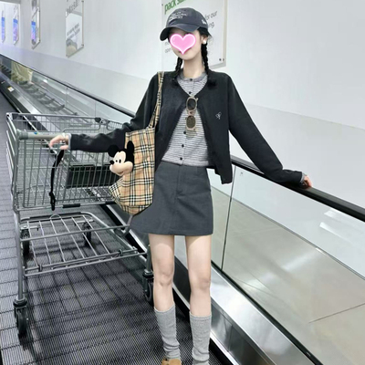 针织毛衣裙子两件套装女
