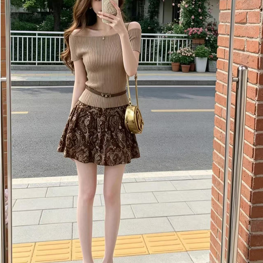 初夏辣妹御姐小个子两件套装女图片