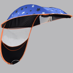 电动车雨棚防水摩托车雨棚配件顶棚单独立卖电瓶车防晒遮阳雨蓬布