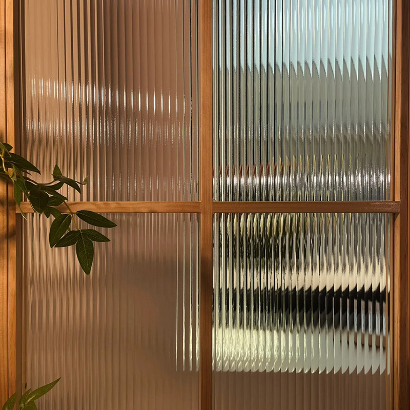 玻璃门窗磨砂透光不人叶开