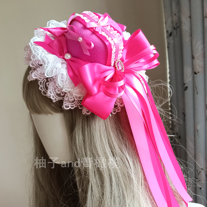 玫粉芭比穿搭洛丽塔丝绒蛋糕