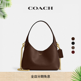 蔻馳女士BROOKLYN COACH 23號單肩包斜挎包黑色