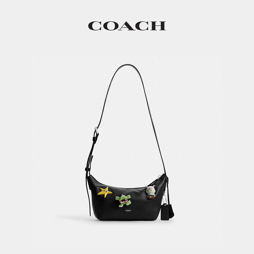 COACH | BRAIN DEAD/蔻驰男女同款别针装饰MOTT 22号单肩背包高级