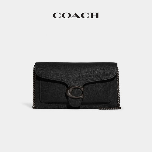 【礼物】COACH/蔻驰女士经典标志TABBY链带手拿包斜挎包盒子包