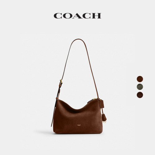 【新款】COACH/蔻驰男女同款仿麂皮MOTT 33号信使包单肩包手提包