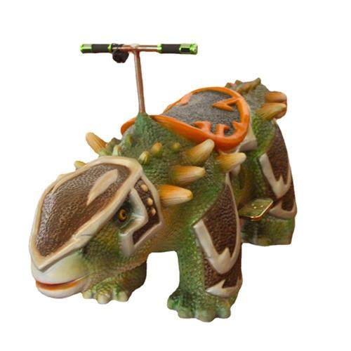 仿真铠甲恐龙童车厂家销租广场商场游乐园儿童游乐电动恐龙小车