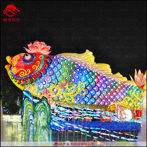 鸳鸯天鹅水上造型花灯制作元宵灯展摆件商场景区美陈摆件彩灯公司