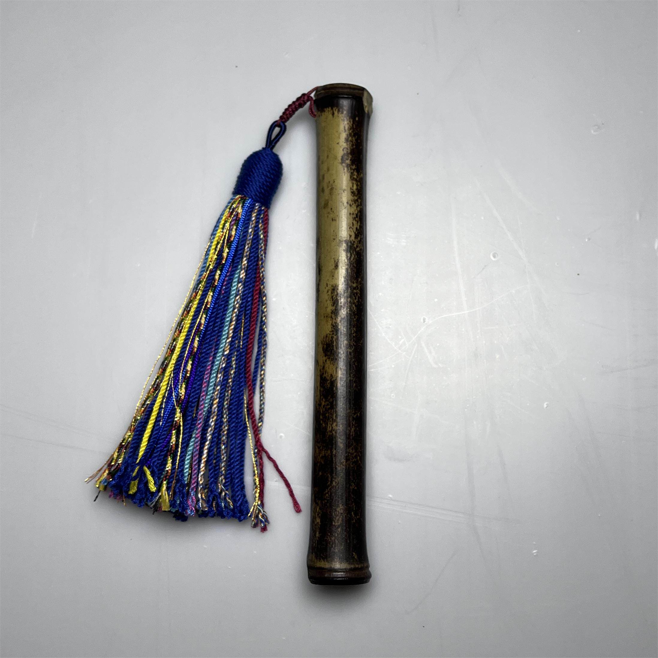 张颂文同款紫竹把件节节节高升