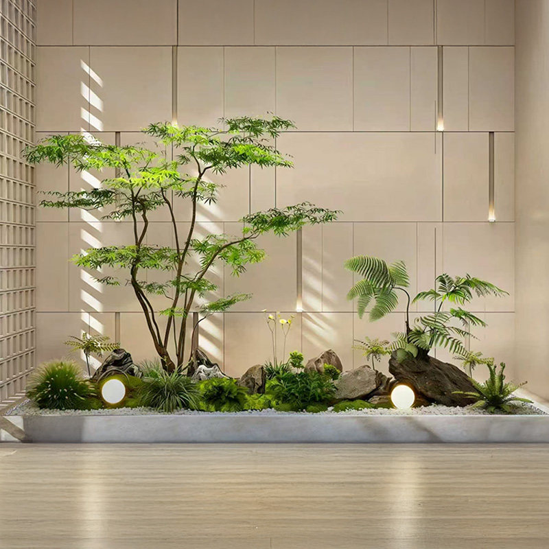 仿真青枫树绿枫树鸡爪槭绿植假树仿真绿植