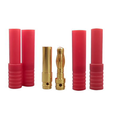 两极单极4mm35mm航模插头