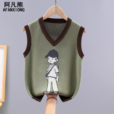 男童秋冬2024新款马甲