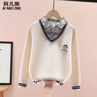 男童2025新款卫衣儿童秋冬季新款