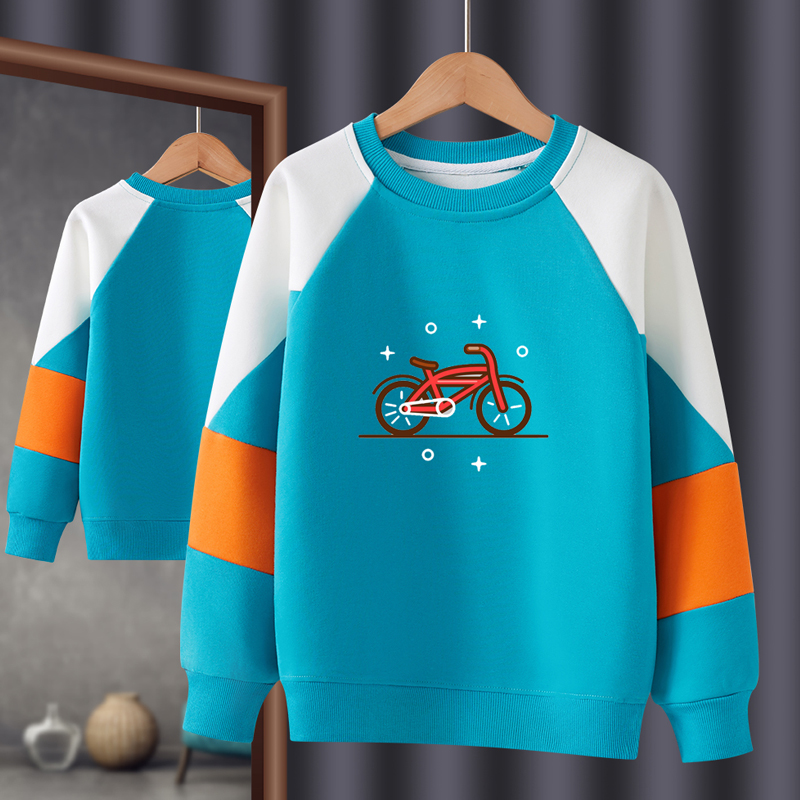 男童2023新款卫衣一体绒