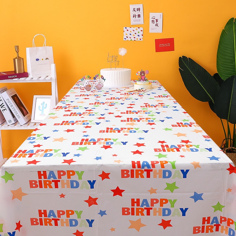 一次性儿童生日派对桌布儿童桌布