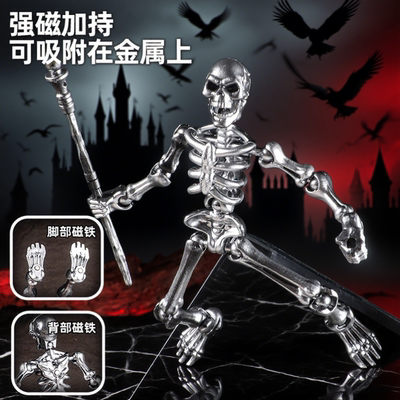 dummy关节可动百变幸运骷髅兵人偶搞怪拼装DIY创意解压摆件小玩具