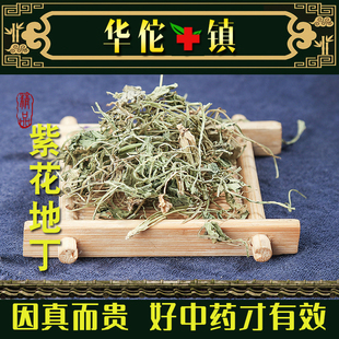 野生紫花地丁500g克中药材新货地丁草箭头草犁头草地丁茶中草药