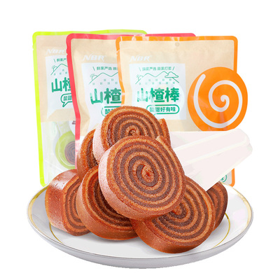 众星苹果味山楂棒果丹皮儿童零食