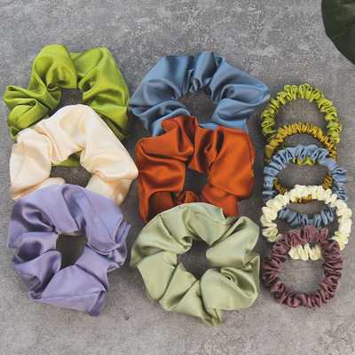 真丝大肠发圈桑蚕丝大肠发圈