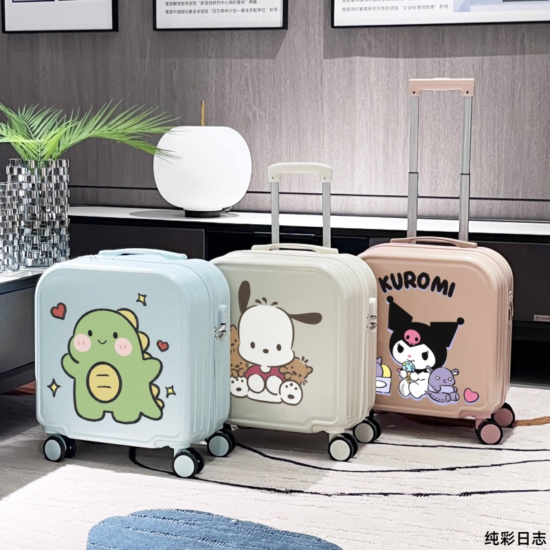 儿童行李箱女孩可爱小型18寸登机小学生拉杆箱卡通可坐旅行密码箱