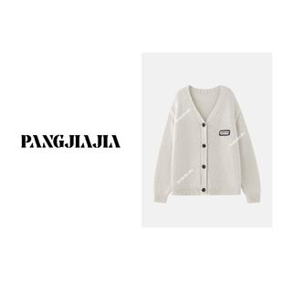 小确幸 金标 针织开衫 秋季 v领毛衣P623Z02366 减龄长袖 胖佳佳