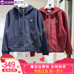 卡帕KAPPA套装女子2025冬季款运动休闲针织外套K0F82MK21/F82AK23