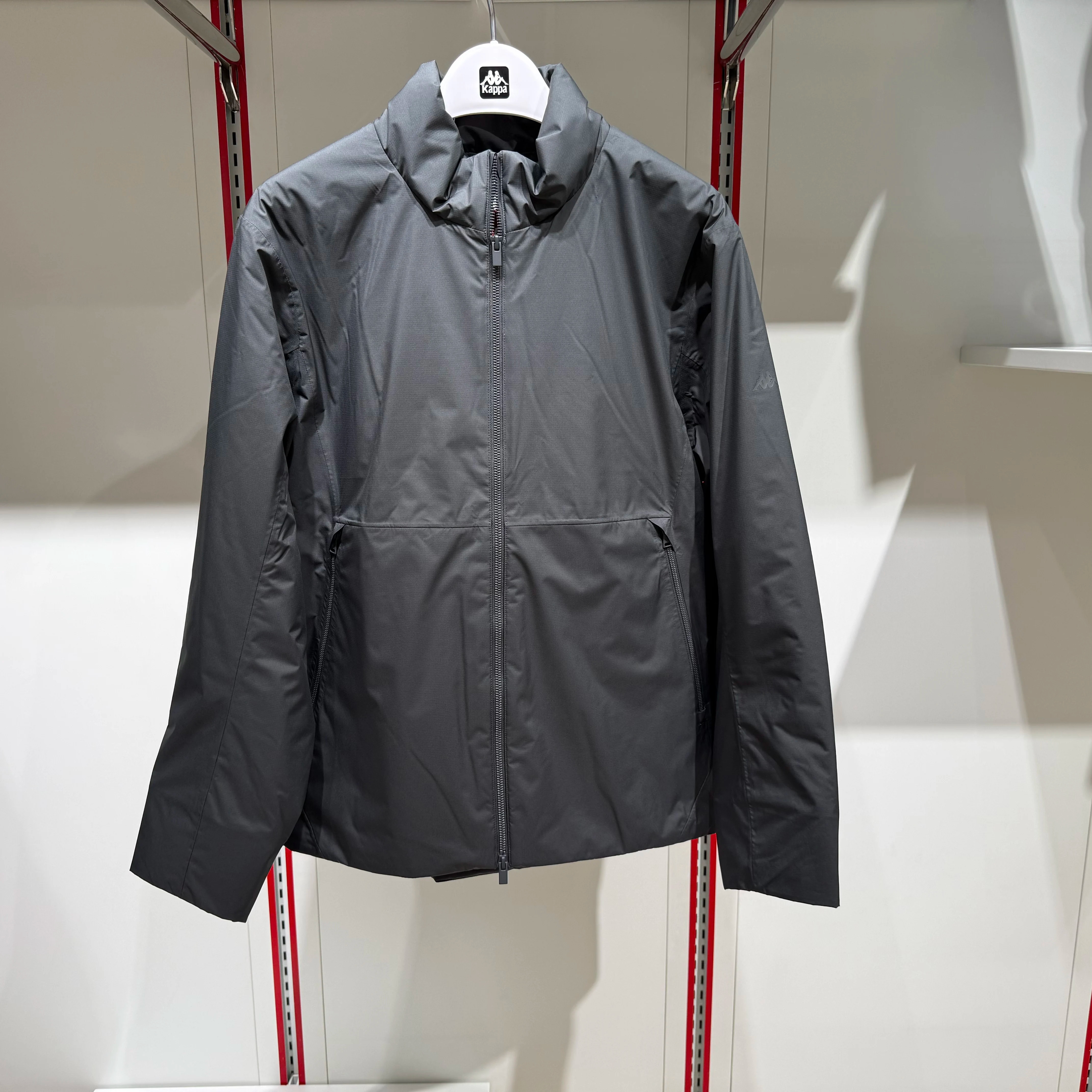 卡帕背靠背Kappana男款2026冬款运动休闲立领棉服外套K0G72MM51
